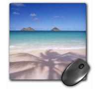 3dRose LLC Mauspad, 20,3 x 20,3 x 0,6 cm, Lanikai Beach, Kailua, Oahu, Hawaii (mp_89735_1)