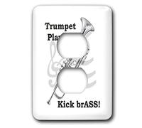 3dRose LSP_1024_6 - Copripresa a 2 prese in ottone