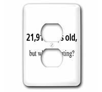 3dRose lsp_108327_6 21.914 giorni vecchi ma chi conta felice 60° compleanno 2 tappi di copertura