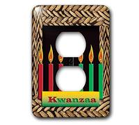 3dRose lsp_12985_6 - Candele Kwanzaa 2 prese