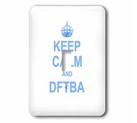 3dRose lsp_157709_1 Keep Calm and Dftba Dont Forget To Be Awesome Nerdfighter Keep Calm and Carry on Meme - Interruttore a levetta singolo, colore: Blu