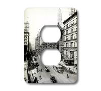 3dRose lsp_163577_6 Immagine della copertura dell'interruttore della luce di New York 1920 Broadway