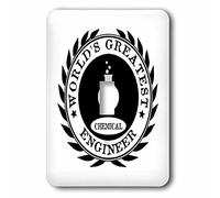 3dRose lsp_165009_1 Worlds Greatest Chemical Engineer Award. Fun Job Pride Work Gifts Single Toggle Switch