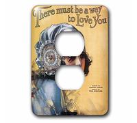 3dRose lsp_169603_6 There Must Be A Way to Love You di Harry Hock Ted Snyder - 2 tappi per presa, multicolore