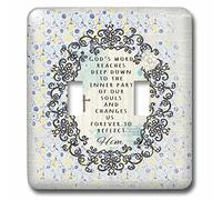 3DROSE Lsp 212251 _ 2 Gods parole REACH Deep Down nella parte interna del nostro Souls doppio interruttore a levetta, multicolore