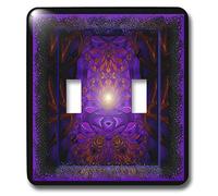 3dRose lsp_23493_2 Il potere all'interno della meditazione New Age simbolico Misticismo Spirituale Spiritualità Doppio interruttore a levetta
