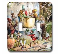 3dRose lsp_246258_2 - Interruttore a levetta, motivo: fatine e elfi