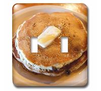 3dRose lsp_279054_2 - Pancakes coperti di sciroppo, Shelburne Falls, Massachusetts interruttore a levetta misto