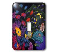 3dRose Lsp_3211_1 - Interruttore a levetta singola South Pacific Reef