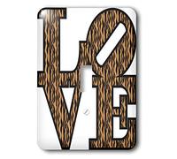 3dRose LSP_39689_1 - Interruttore singolo Love with Vertical Tiger Stripes