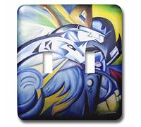 3dRose LSP_53874_2" astratto cavallo graffiti parete art-doppio interruttore a levetta