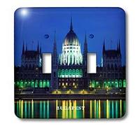 3dRose lsp_61911_2 Budapest Ungheria At Nite - Interruttore doppio a levetta