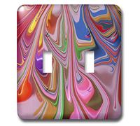 3dRose LSP_7268_2 Candy Melt Ii doppio interruttore a levetta, multicolore