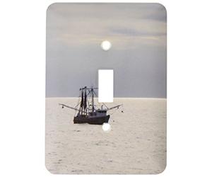 3dRose Lsp_7288_1 - Interruttore a levetta singolo per barca con gamberetti del Golfo