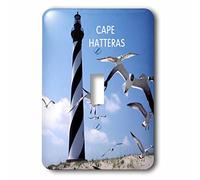 3dRose LSP_80800_1 - Faro di Capo Hatteras, nella Carolina del Nord, con interruttore a levetta singolo