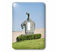 3dRose lsp_82192_1 Italia, Umbria, Cattedrale di Assisi, Statua Di San Francesco Eu16 Rti0066 Rob Tilley Interruttore Singolo