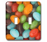 3dRose lsp_83258_2 assortimento colorato di caramelle Jelly Bean Candy Li11 Bja0004 Jaynes Gallery doppio interruttore a levetta