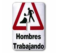 3dRose lsp_85234_1 Buenos Aires, Argentina, Sign That Days Men Working Sa01 Cwi0023 Corey Wise interruttore singolo