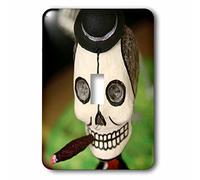 3dRose LSP_92651_1 - Interruttore singolo a levetta, motivo "Day of The Dead Skeletons, Santa Fe, New Mexico-US32 JMR0291-Julien McRoberts, multicolore