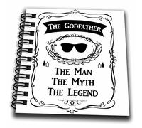 3DROSE The godfather Gift mini blocco note, multicolore, 4 x 10,2 cm