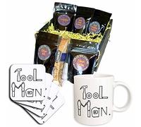 3dRose Tool Man in Tools Outline - Cesto regalo caffè (cgb_15321_1)