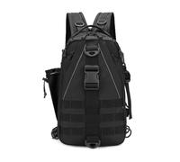 3DTengkit Tactical Sling Bag Backpack,Shoulder Sling Pack per uomini donne,Borsa al petto militare tattica per ciclismo Camping Lavoro Viaggiando all'aperto Attività (Nero)