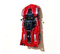 3Dudes & Dad Supporto da parete compatibile con LEGO Technic Ferrari FXX K Car (42212) - Supporto per display modello Perfect-Fit - Sicuro, robusto e salvaspazio - Facile installazione con fissaggi in