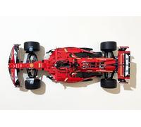 3Dudes & Dad Supporto orizzontale da parete compatibile con LEGO Technic Ferrari SF24 F1Car (42207) - Staffa di visualizzazione modello Perfect-Fit - Sicuro e robusto - Facile installazione con