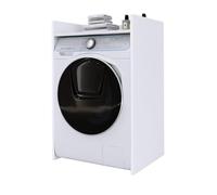 3E 3xE living.com Armadietto da bagno per lavatrice, con ripiano resistente, 64 cm x 97,5 cm x 50 cm, ripiano bagno, colonna bagno