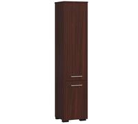 3E 3xE living.com Colonna da bagno con due armadi, D: A: 140 cm, L: 30 cm, P: 30 cm wenge