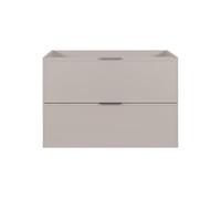 3E 3xE living.com Mobile da bagno in cashmere + maniglia argento, 46 x 80 x 57 cm