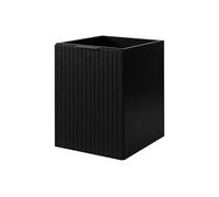 3E 3xE living.com Mobile da bagno Nero con maniglia nera 40 x 57 x 46 cm