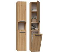 3E 3xE living.com Mobili da bagno Bagnoli Slim III Artisan, 30 cm, A: 174 cm, L: 30 cm