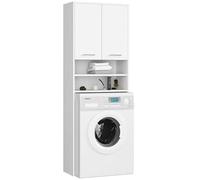 3E 3xE living.com Mobili per lavatrice con due armadi, due ripiani, d: A: 180 cm, l: 64 cm, p: 30 cm, colonna del bagno, scaffale per lava manuale
