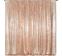 3E Home 3 x 3 m, sfondo con paillettes oro rosa per compleanni, matrimoni, fotografie, baby shower, decorazioni per feste di Natale