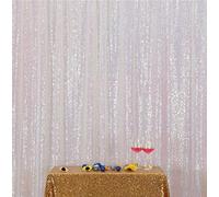 3E Home Tenda in stoffa con paillettes da sfondo, ideale per ricevimento di nozze