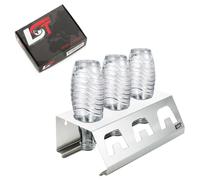 3er Base Gocciolamento Flaconi Supporti Inox per Sodastream Easy Aarke Sodapop