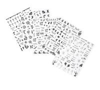 3er-Pack Nagelsticker fÃ¼r die Halloween-ManikÃ¼re-Party