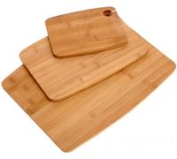 3er Set Bambù Taglieri Servierbrettchen Tagliere da Cucina Brottb
