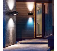 3er Set Design Up Down Faretto Esterno Parete Punti Inox Facciate Lampade 2-flg [EEK: Non valutato]