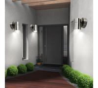 3er Set LED Esterno Parete Luci Facciate Casa Porta Attacco Lampade Giù Faretto [EEK: G]