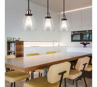 3er Set LED Retrò Vintage Copertina - Luce Appesa Lampada Pendel-Beleuchtung