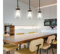 3er Set LED Retrò Vintage Copertina - Luce Appesa Lampada Pendel-Beleuchtung [EEK: G]