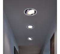 3er Set Mobile Coprire Parete Faretti Incasso Sala Luci Orientabile Paulmann