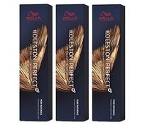 3er Wella Koleston Perfect ME+ 6/73 Biondo scuro Marrone Oro 60 ml