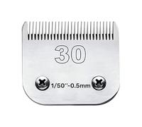 3F 4F 5F 7F 10# 30# 40# 50# Lama professionale per tosatrice per animali domestici A5 lama compatibile con la maggior parte dei tosatrici Andis Oster Clippers Pet Clippers Lama in acciaio (n. 30)