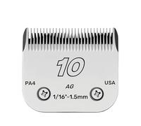 3F 4F 5F 7F 10# 30# 40# 50# Lama professionale per tosatrice per animali domestici, lama A5 adatta alla maggior parte dei tagliaunghie Andis Oster Clippers Pet Clippers Lama in ceramica (n. 10)
