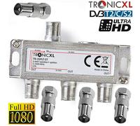 3fach BK Banda Larga Switch TV Cavo Distributore Antenna Kabelfernseh Splitter