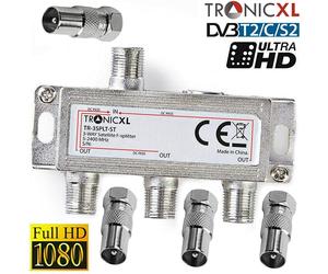 3fach BK Banda Larga Switch TV Cavo Distributore Antenna Kabelfernseh Splitter