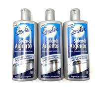 3flaconi da 200ml Emulsio Splendi Argento crema lucidante protettiva